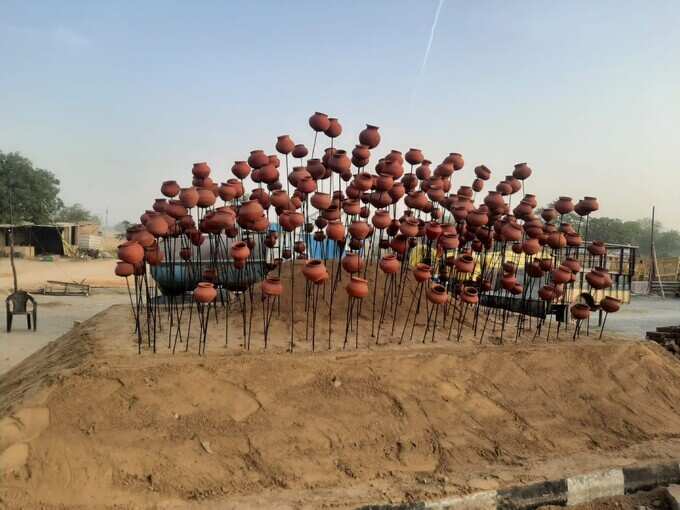 किसानों का नया पैतरा ,दी सरकार को चुनौती ,शाहजहांपुर बॉर्डर पर रातोंरात बना दिया शहीद स्मारक किसानों का नया पैतरा ,दी सरकार को चुनौती ,शाहजहांपुर बॉर्डर पर रातोंरात बना दिया शहीद स्मारक