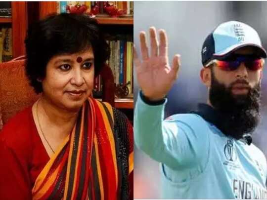 Taslima nasreen controversial tweet on moeen ali: if moeen ali were not stuck with cricket he would have gone to syria to join isis says taslia nasreen jofra archer reacts : तस्लीमा