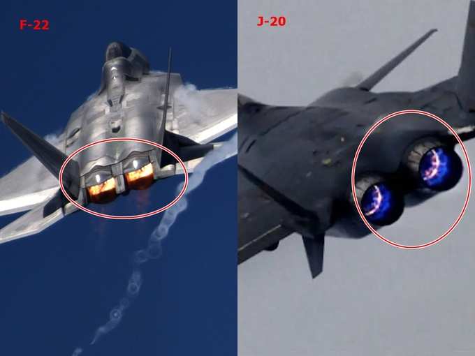 J 20 Fighter Jet China J 20 Stealth Fighter Jet To Receive 2d Thrust Vectoring Nozzles च न अपन ज 20 लड क व म न क अपग र ड कर ग अम र क क एफ 22 क बर बर बन एग Navbharat Times