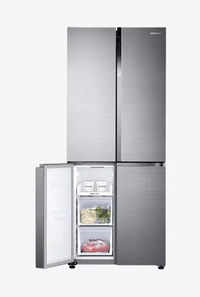 Samsung French Door 580 Litres 2 Star Refrigerator Refined Inox RF57A5032S9