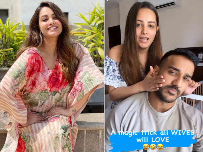 Anita Hassanandani Slaps Hubby Rohit Reddy Anita Hassanandani Gets Trolled As She Jokingly Slaps Hubby Rohit Reddy Users Call It Insulting Video पत क थप पड म रन पर ब र तरह ट र ल ह ई अन त