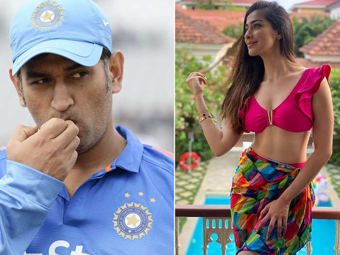 ms dhoni ex girlfriend raai laxmi photos viral: Raai Laxmi Instagram Pictures Viral On Social Media - Navbharat Times