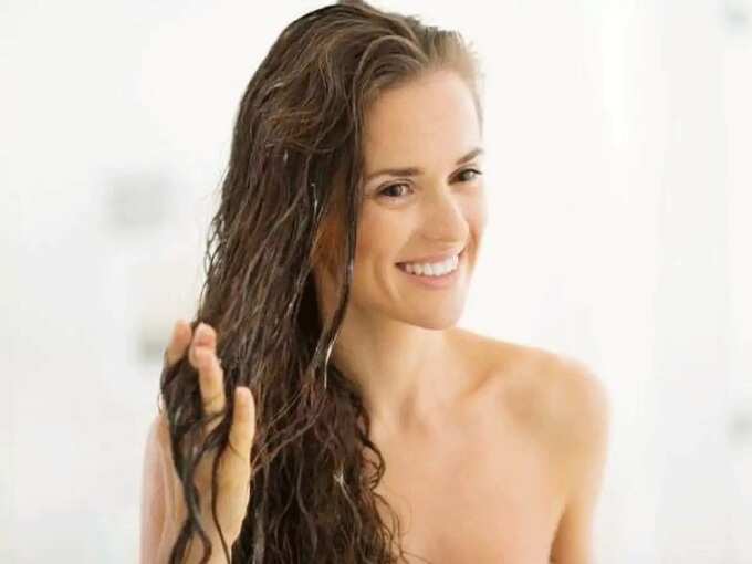 natural hair conditioners at home: இயற்கை கண்டிஷனர் : முடி எப்படி இருந்தாலும் சாஃப்டா இருக்க இந்த கண்டிஷனர் பயன்படுத்துங்க! - homemade hair conditioner recipes for all types of hair 4 samayam tamil Tamil News Spot
