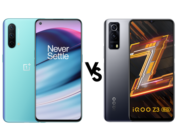 OnePlus Nord CE 5G vs iQOO Z3: दोनों में हैं एक से बढ़कर एक फीचर्स, लेकिन  किसे खरीदना समझदारी, जानिए - Navbharat Times