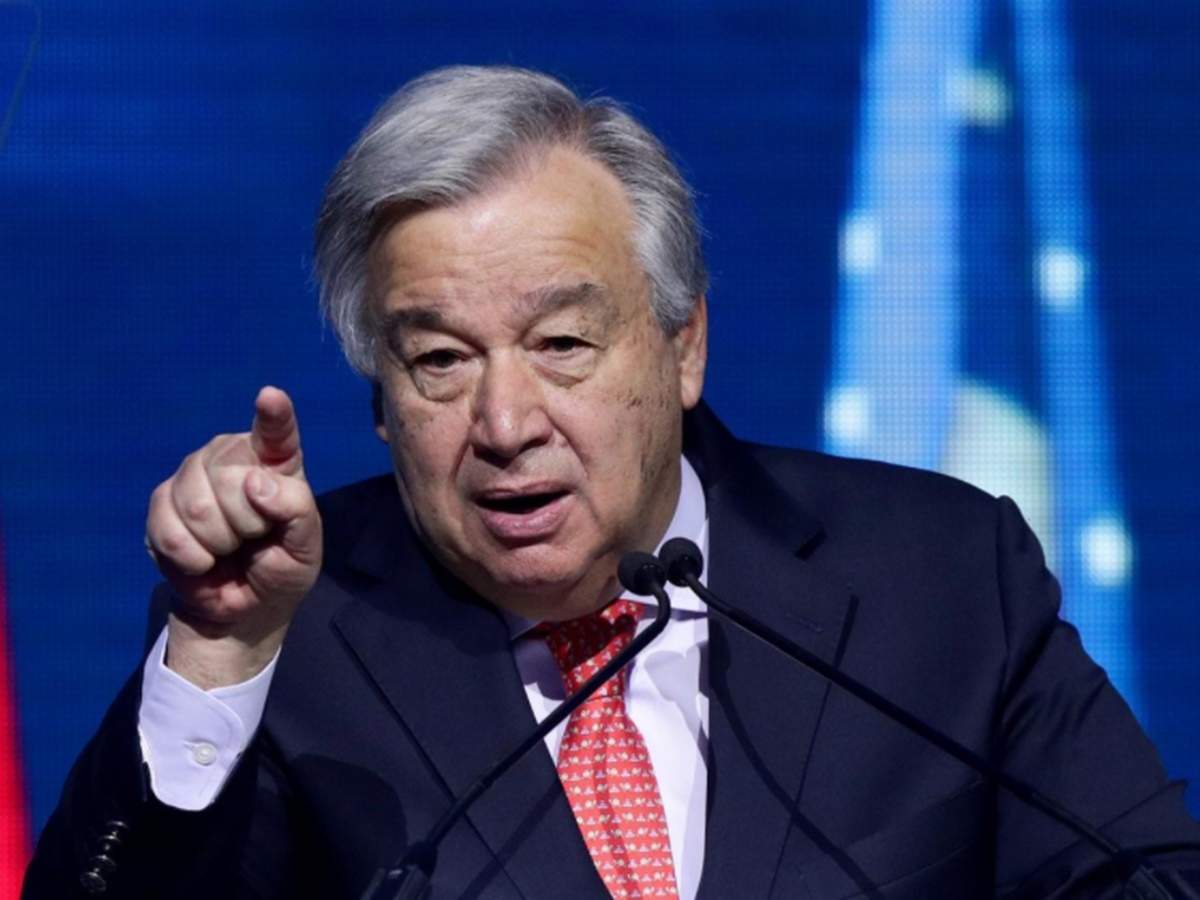 antonio guterres pronunciation: Antonio Guterres re-elected as UN Secretary General for second term: एंटोनियो गुटेरेस संयुक्त राष्ट्र महासचिव पद के लिए दोबारा चुने गए - Navbharat Times