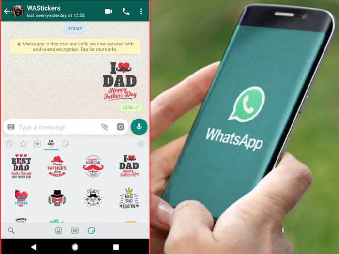 Father&#39;s day WhatApp stickers