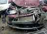 up police car rams in truck up police car going to ahmedabad rams into truck in sajapur head constable died