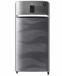 samsung single door 198 litres 4 star refrigerator inox wave rr21a2e2xnv