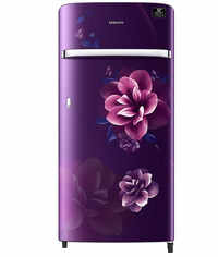 samsung single door 198 litres 3 star refrigerator camellia purple rr21a2g2ycr