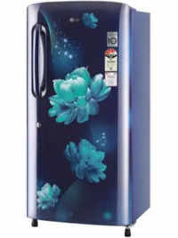 lg single door 215 litres 4 star refrigerator blue charm gl b221abcy