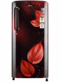 lg single door 190 litres 4 star refrigerator scarlet victoria gl b201asvy