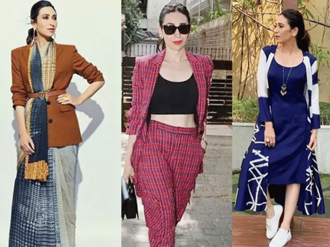 karishma kapoor anti aging secrets: karishma vs kareena : करिश्मा कपूरच्या ग्लॅमरपुढे करीनाचा जलवाही फिका, लोक म्हणाले मोठ्या बहिणीचा हॉटनेस छोटीवर भारी! - karishma kapoor three step beauty and antiaging secrets