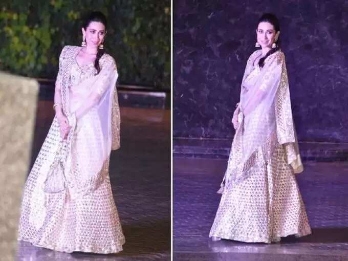 karisma kapoor glamorous lehenga looks: सोनम कपूरच्या मेंदी सोहळ्यात करिश्माने घातला होता सुंदर लेहंगा, मोहक सौंदर्य पाहून चाहते झाले घायाळ