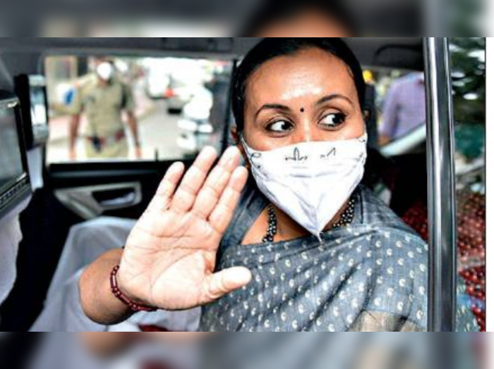 KERALAS NEW COVID SHIELD-K K Shailajas successor Veena George, leaving the venue after being sworn-in as health minister on Thursday afternoon, has her task cut out.