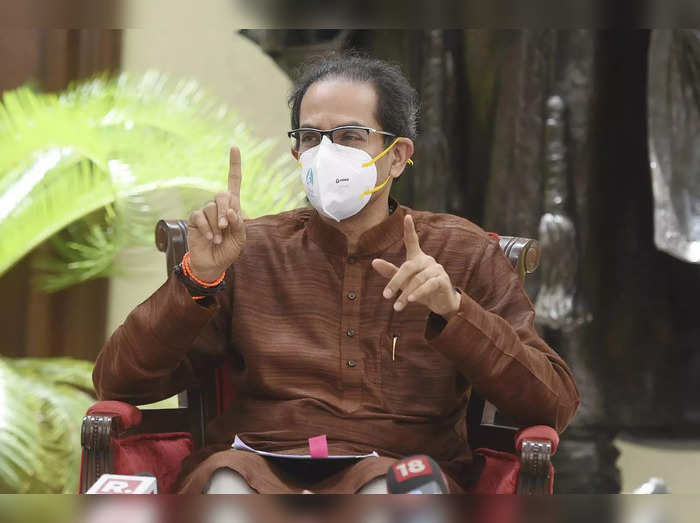 New Delhi: Maharashtra Chief Minister Uddhav Thackeray addresses a press confere...