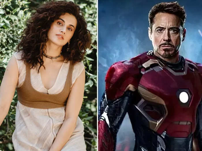 Taapsee Pannu Sent Message To Iron Man Tony Stark Actor She Received No Response From Robert Downey Jr त पस पन न न आयरन म न स ट र र बर ट ड उन ज न यर क भ ज थ म स ज