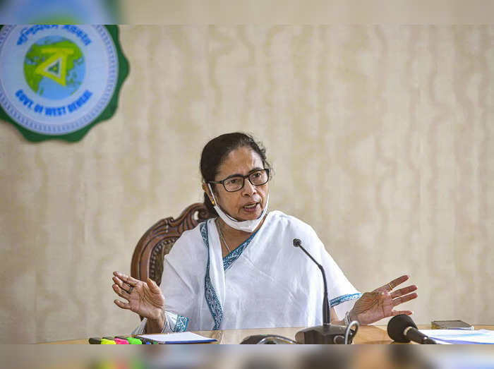 Kolkata: West Bengal Chief Minister Mamata Banerjee addresses at a press confere...