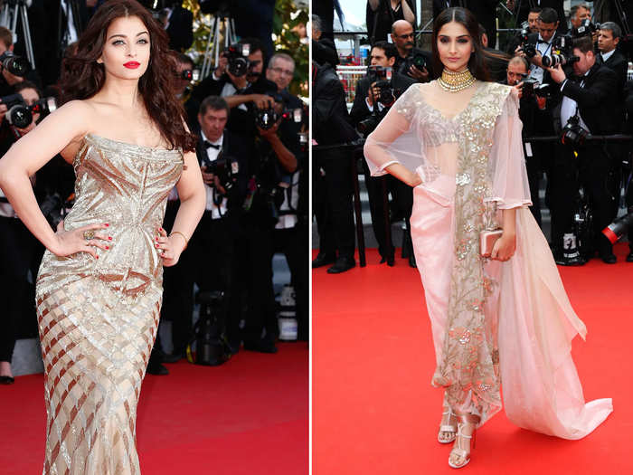 cannes film festival aishwarya rai to sonam kapoor these indian actresses aced red carpet glamour