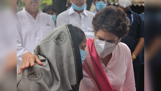 Priyanka Gandhi: प्रियांका गांधींचा यूपी दौरा, पीडित सपा उमेदवार महिलेची घेतली भेट