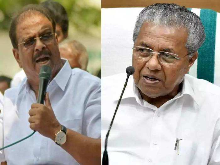 K Sudhakaran and pinarayi vijayan