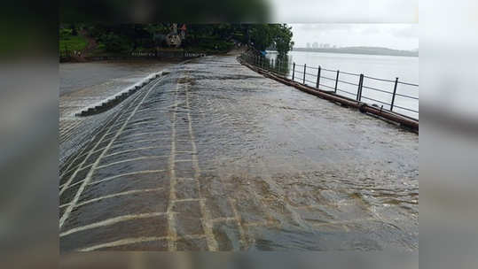 vihar lake started flowing: मुंबईला पाणीपुरवठा करणारा विहार तलाव वाहू लागला