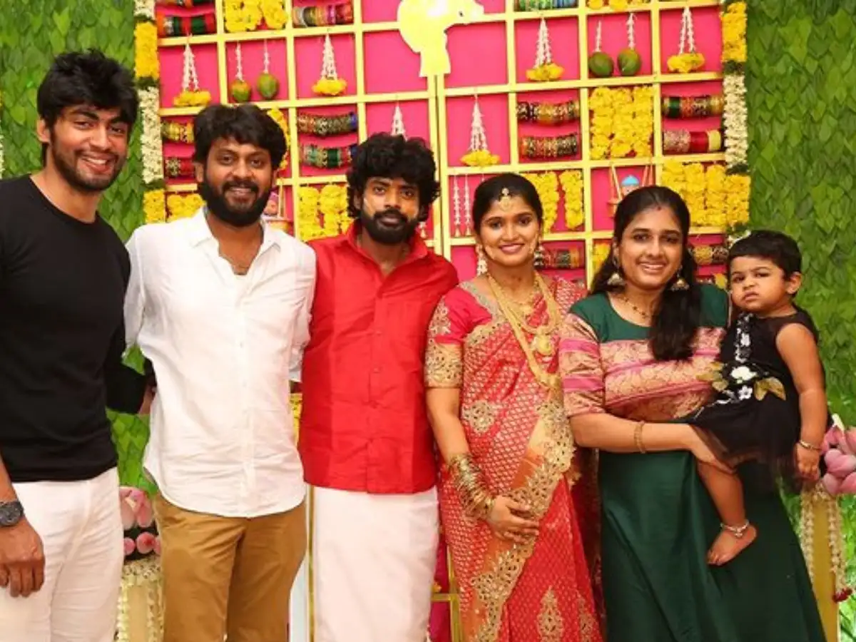 Bigg Boss Sandy ப க ப ஸ ச ண ட ம ஸ டர மன வ க க வள க ப ப க வ ந த ப ரபலங கள Bigg Boss Fame Sandy Master Wife Dorathy Sylvia Bab Shower Function Samayam Tamil