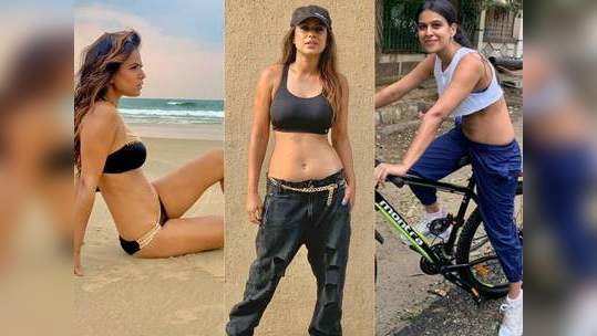 <strong></strong><strong>Nia Sharma Fitness:</strong> जिमला न जाता व कोणतंही कठीण डाएट न करता Tv वरील 'ही' हॉट सून अशी मेंटेन ठेवते सेक्सी फिगर, चहा-कॉफीच्या जागी पिते हे पेय!