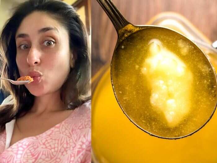ghee benefits rujuta: kareena kapoor dietician rujuta diwekar reveals that  how much ghee should you eat - Weight loss में मददगार है घी, Kareena kapoor  की न्यूट्रिशियन से बताई Ghee खाने की