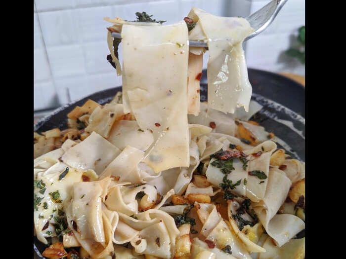 Papad aglio e olio