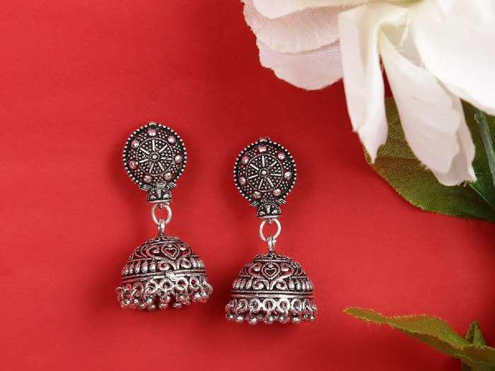 Oxidized Jewellery हर तरह क ड र स क स थ म च करक आपक ल क क श नद र बन त ह य Oxidized Jewellery These Oxidized Jewellery Set Will Enhances Your Appearance And Will Give You