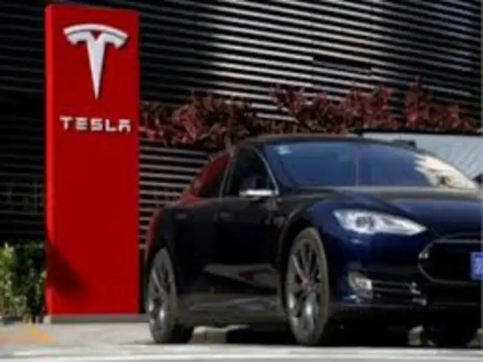 हाल में Blue Tesla Model 3 को पुणे की सड़कों पर देखा गया था।