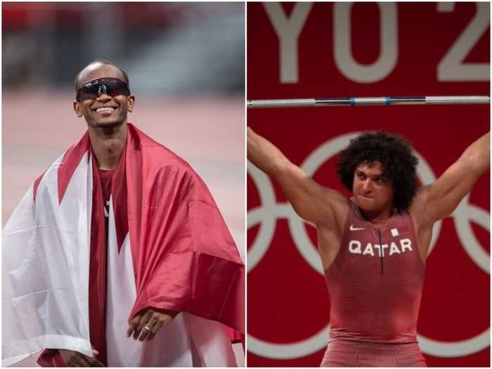 Olympic gold medals in weightlifting and high jump qatar