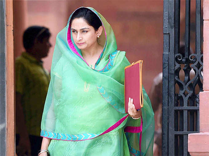 Harsimrat Kaur Badal(File Pic)