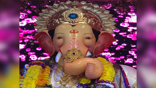 Lalbaugcha Raja 2021 : कोविड काळात असा पार पडला लालबागचा राजाचा पाद्यपूजन सोहळा