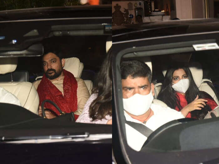 Anil Kapoor Sonam Kapoor Anand Ahuja Harshvardhan Kapoor Attend Rhea Kapoor Wedding Function Anil Kapoor Sonam Kapoor Anand Ahuja Harshvardhan Kapoor Attend Rhea Kapoor Wedding Function