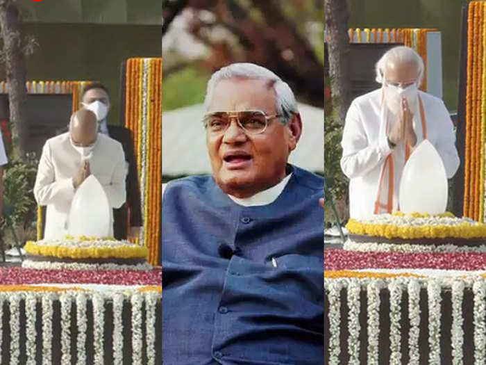 atal bihari vajpayee third death anniversary president ramnath kovind and pm modi paid tribute