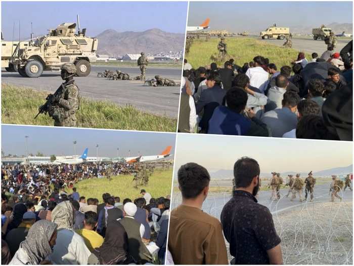 afghanistan latest news us forces in kabul airport people fear that if forces left then chaos will spread