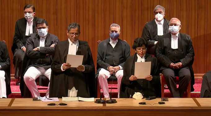 swearing ceremony at Supreme Court New Delhi