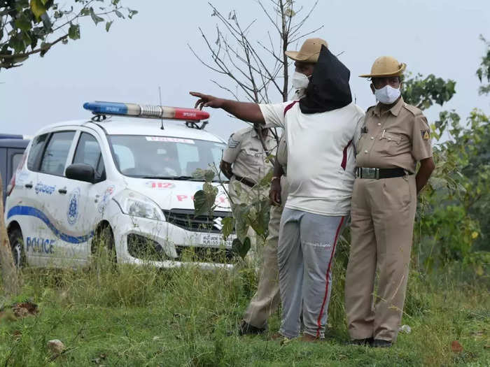 Mysuru gang rape accused taken to crime spot