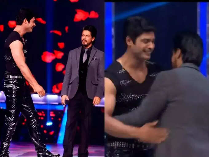 siddharth with shahrukh siddharth with shahrukh
