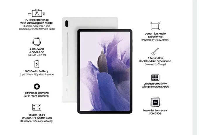 Samsung Galaxy Tab S7 FE Wi-Fi Specifications