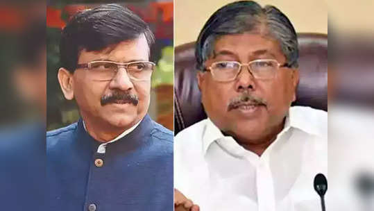 raut gives challenge to patil: शरद पवार यांनी पाठीत खंजीर खुपसल्याचे एक उदाहरण द्या, राजकारण सोडेन- संजय राऊत यांचे भाजपला थेट आव्हान