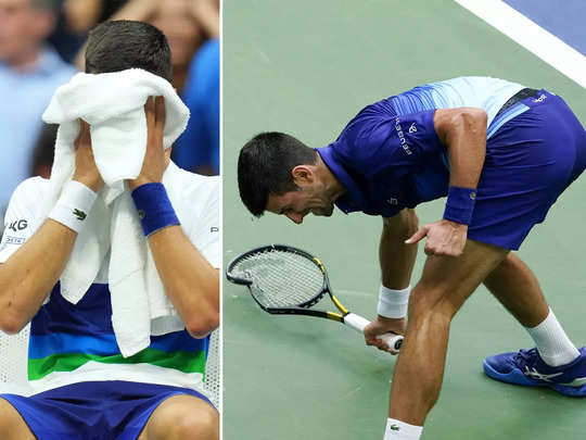 djokovic us open breaks racket