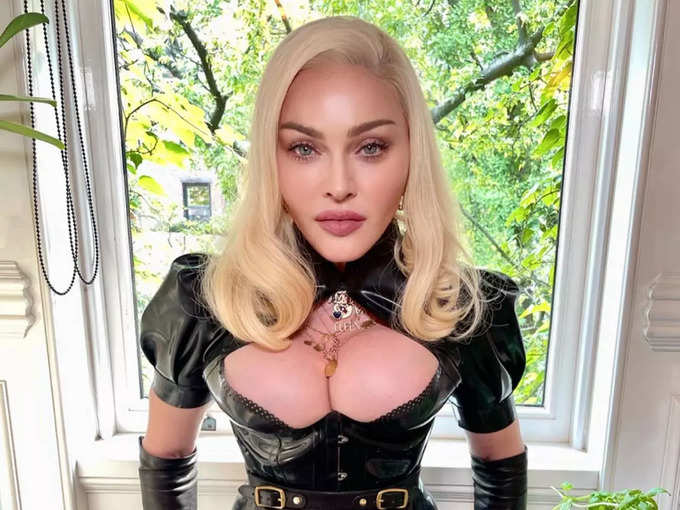 madonna 2021 mtv vma hollywood: Pop star Madonna wreaked havoc in black  dress at MTV-VMA, people's senses were blown away after seeing the dress »  Jsnewstimes