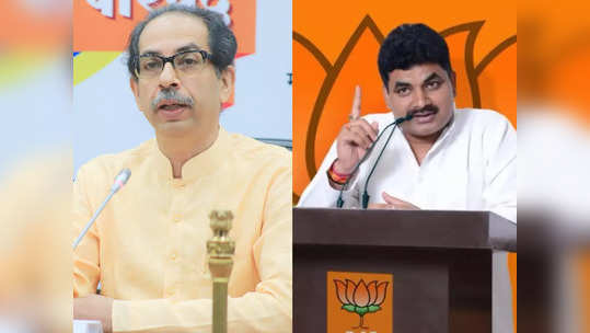 uddhav thackeray : 'मुस्लिम मतांसाठी उद्धव ठाकरेंचं हीन दर्जाचं राजकारण', शिवसेनेच्या 'जौनपूर पॅटर्न'ला भाजप आमदाराचं प्रत्युत्तर