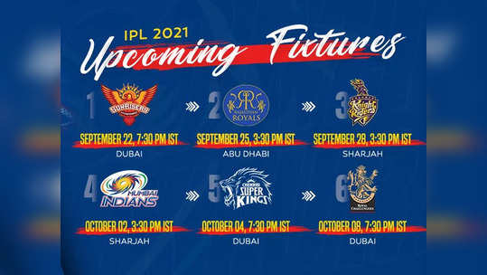 IPL 2021चे नवे वेळापत्रक; कधी, कुठे होणार सामने आणि Live online streaming