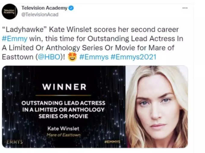 Kate Winslet for Mare of Easttown