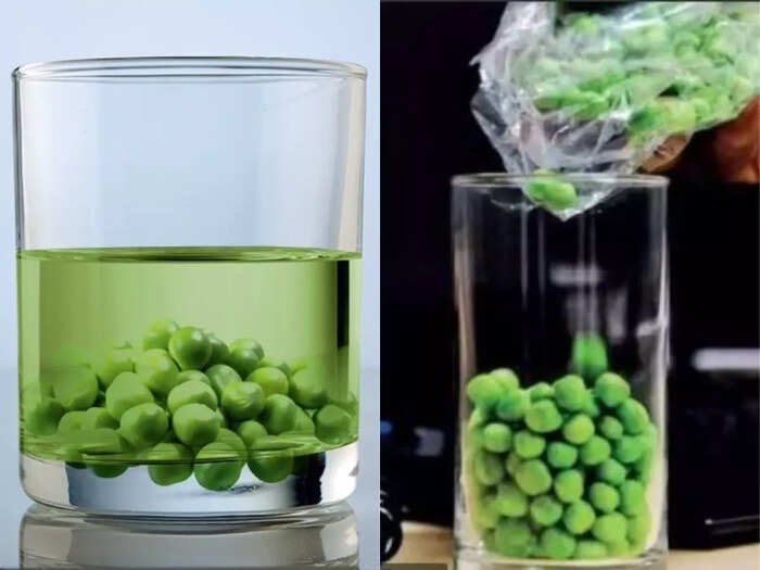 adulterant used in green peas: Video: कहीं आपकी थाली में रखी मटर मिलावटी तो नहीं, FSSAI ने बताया जांच करने का तरीका - Navbharat Times