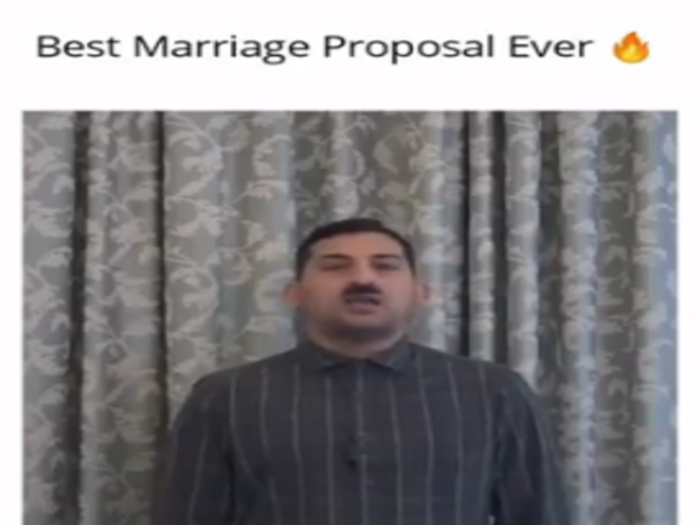 funny marriage proposal video
