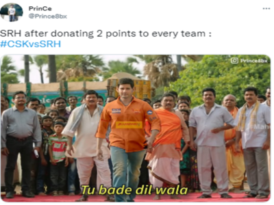 Memes: चेन्नई ने हैदराबाद को 6 विकेट से रौंदा, SRH फैंस ने कहा- किस्मत ही खराब है! 
